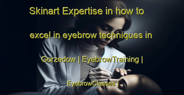 Skinart Expertise in how to excel in eyebrow techniques in Gorzedow | EyebrowTraining | EyebrowClasses | SkinartTraining-Poland